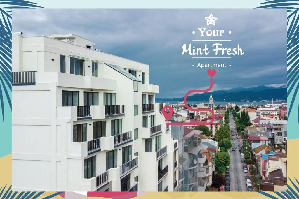 'Mint Fresh' Summer Studio In Batumi City Center Apartman Kültér fotó